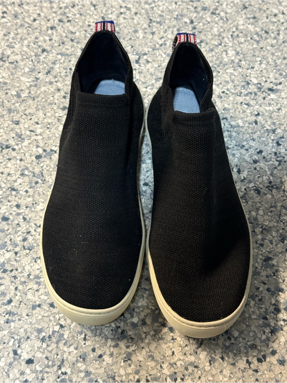 Rothy’s Chelsea Black Merino Wool Size 9